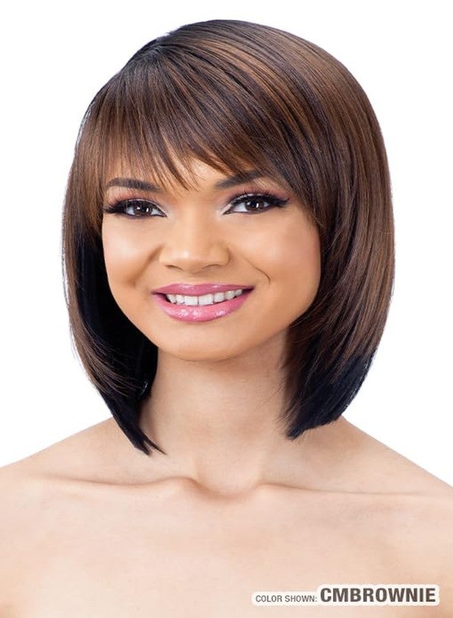 Shake-N-Go Freetress Equal Synthetic Full Wig - LITE 002 (OFF BLACK 1B) - Image 2